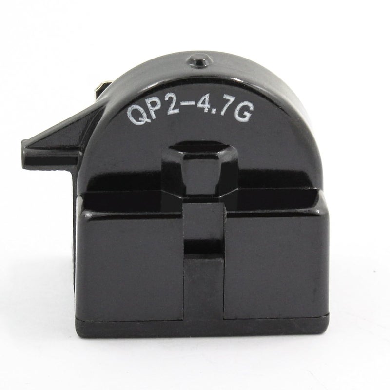 Topparall QP2-4.7G Start Relay Refrigerator PTC Ohm 1 Pin Compatible with Vissani Danby Compressor QP2-4R7 4.7 ohm Black - Image 4